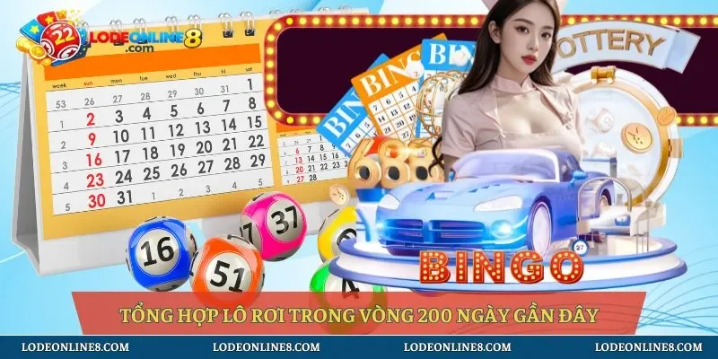 Tổng hợp lô rơi trong vòng 200 ngày gần đây