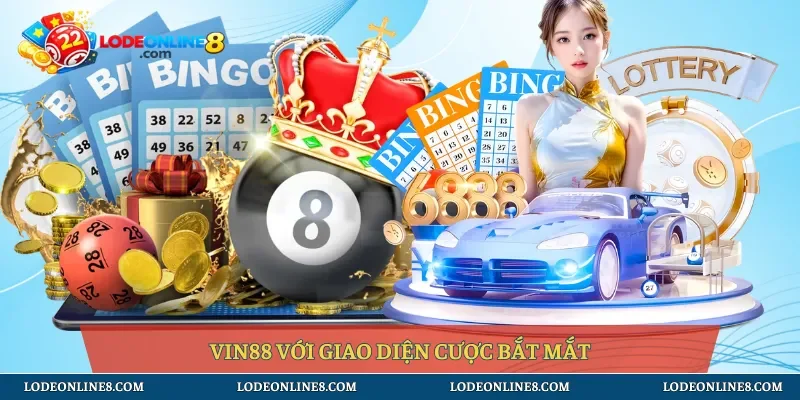 Vin88 với giao diện cược bắt mắt